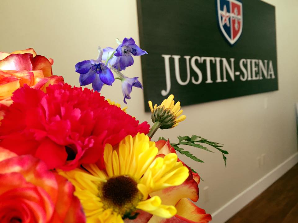 Justin-Siena Reception